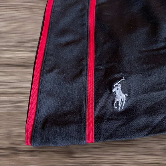 Ralph Lauren Tennis Pickle ball racket ball Golf Skort Skirt Black Red Trim Med - Picture 5 of 15